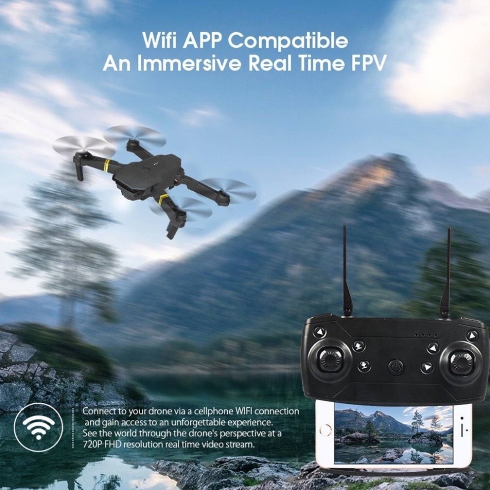 Flycam mini giá rẻ 100k, Drone flycam, Flycam có camera 4K, Flycam E58 Pro, Máy bay điều khiển từ xa