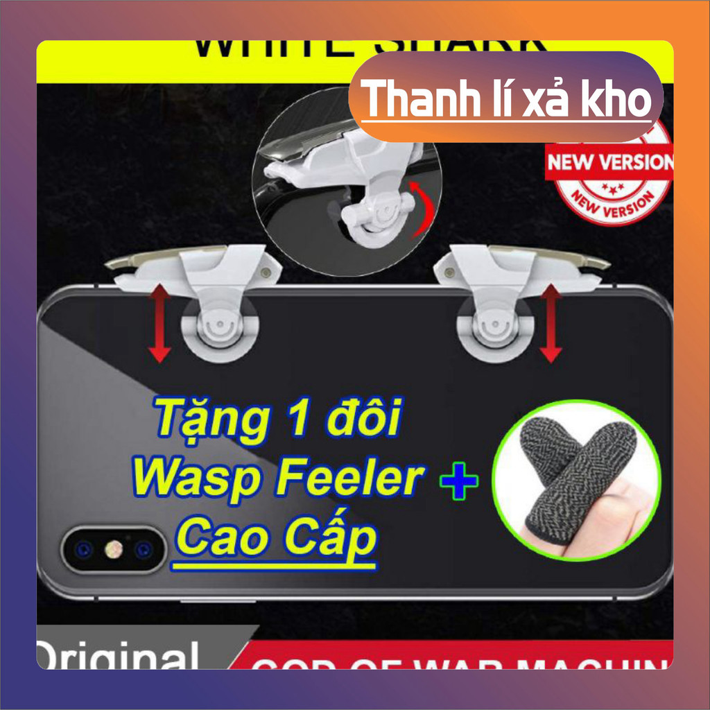 [HCM] Nút chơi game White Shark trên điện thoại