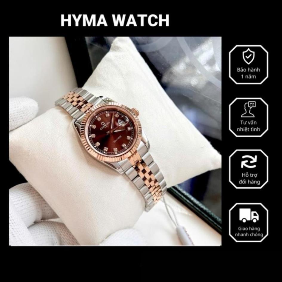 Đồng hồ Nữ Carnival 8131L Dây thép kính sapphire Bảo hành 5 năm Hyma Watch