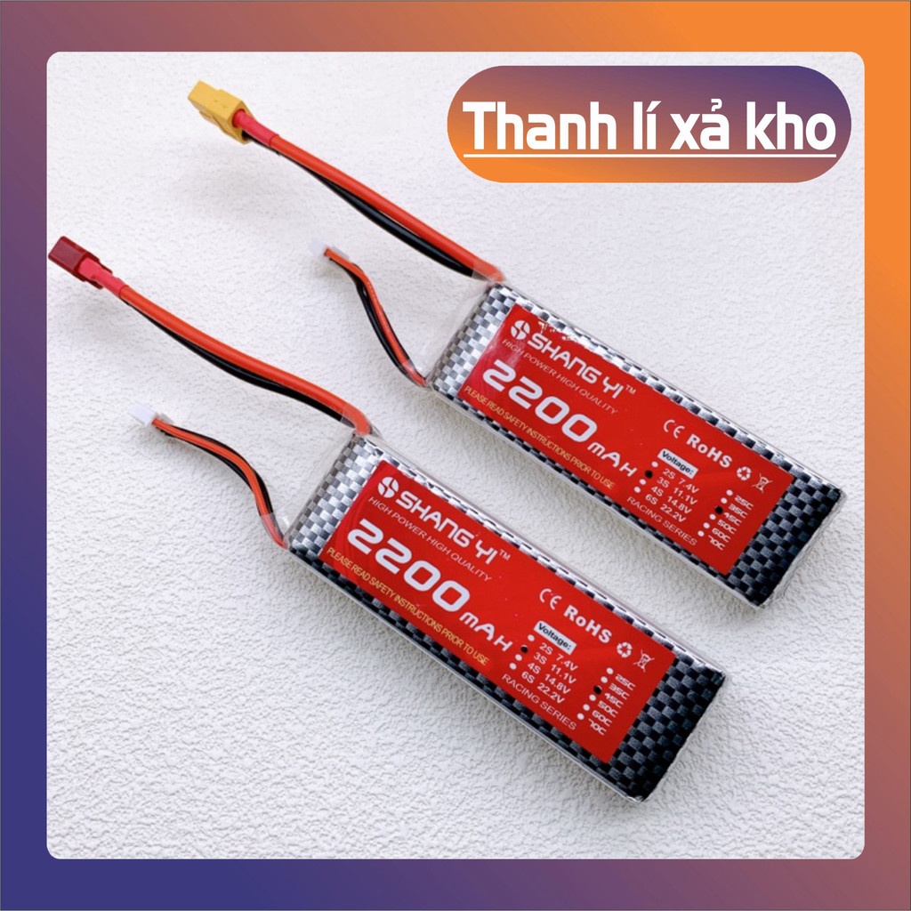 [HCM] [hcm] Shangyi 3S 2200mAh 45C dùng cho mô hình máy bay RC và xe điều khiển từ xa RC