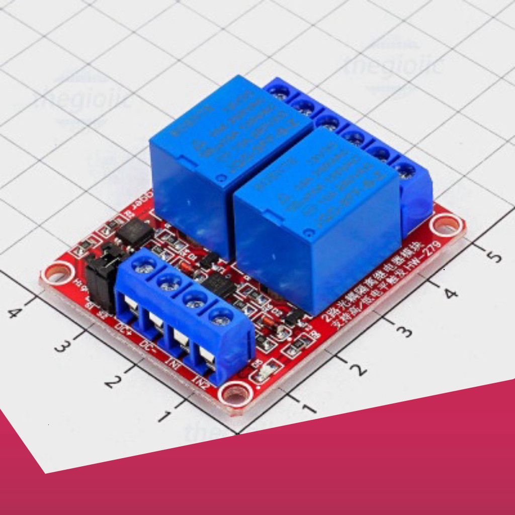 Module 2 Relay 12V Kích Mức Cao/Thấp Linh Kiện Công Nghệ Số Linh Kiện Công Nghệ Số