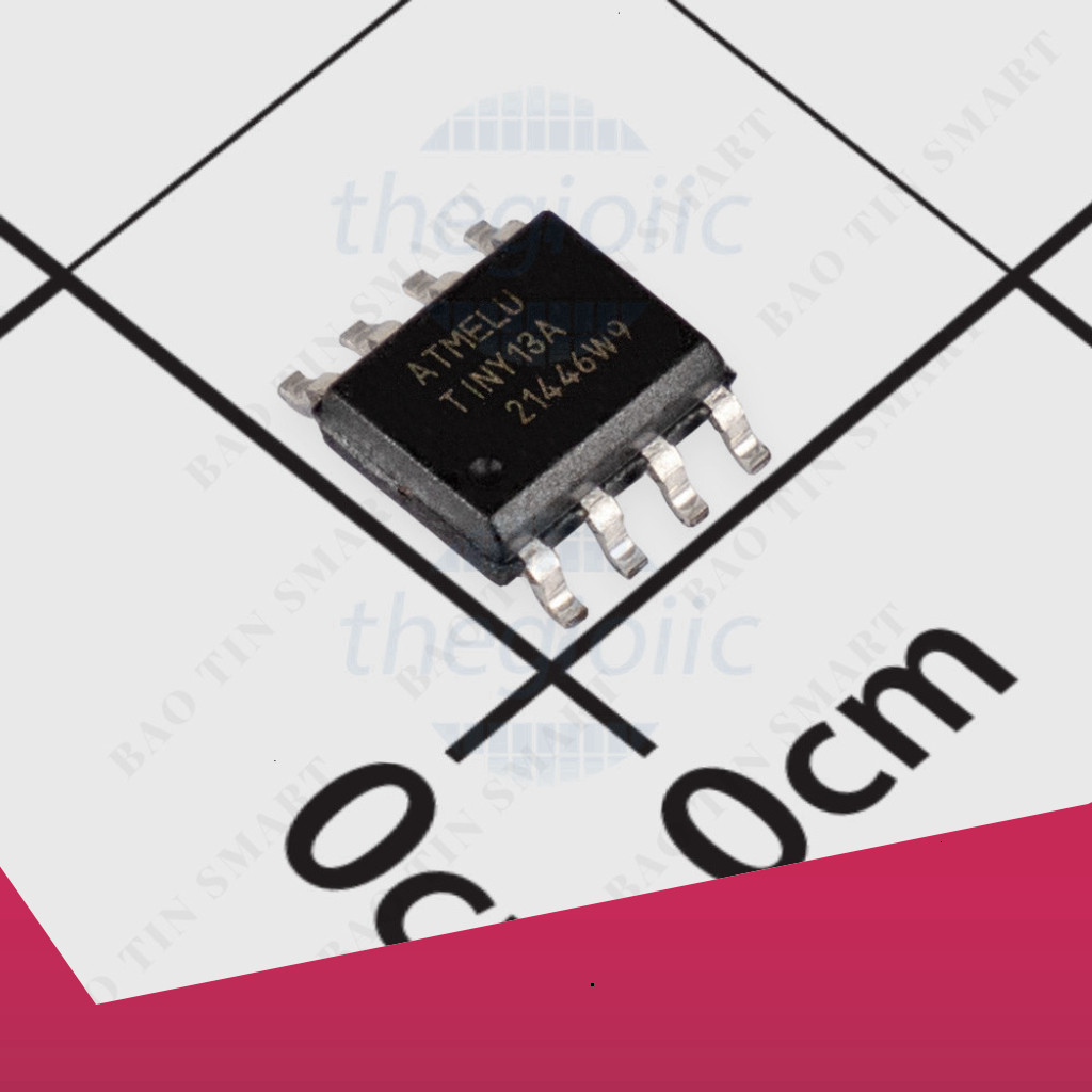 ATTINY13A-SSU 8-SOIC, 8-Bit AVR Microcontroller, 20MHz, 1KB FLASH Linh Kiện Công Nghệ Số Linh Kiện C
