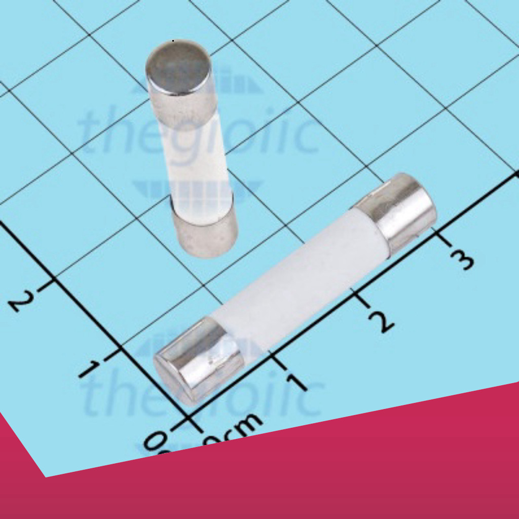 [10 Cái]- Cầu Chì Sứ 8A 6x30mm Linh Kiện Công Nghệ Số Linh Kiện Công Nghệ Số