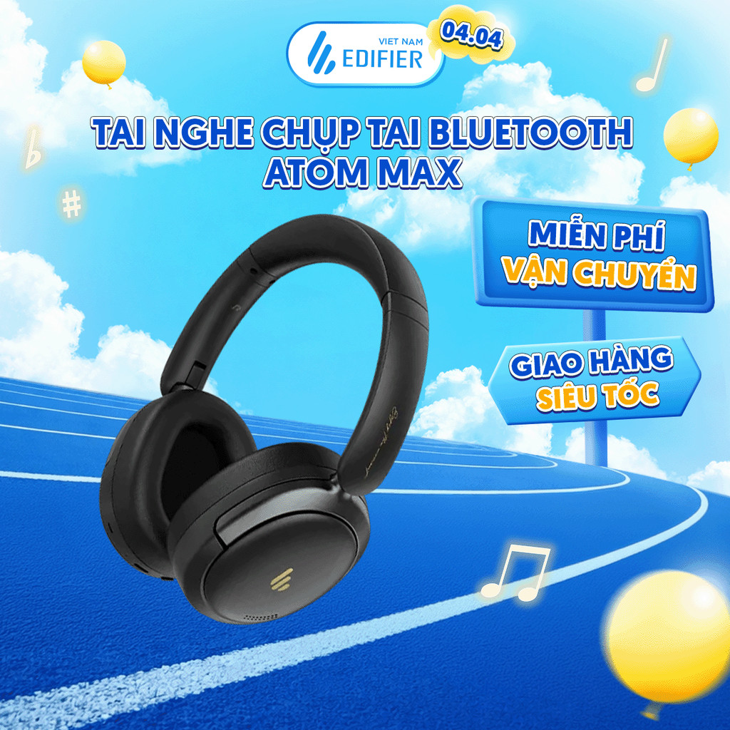 Tai Nghe Bluetooth Chụp Tai EDIFIER ATOM MAX | Bluetooth 5.4 | Khử Tiếng Ồn Môi Trường | Độ Trễ Thấp | Bảo Hành 15 Tháng | BigBuy360 - bigbuy360.vn