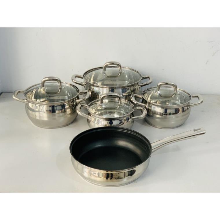 BỘ NỒI CHẢO 5 MÓN ARBER AN05-TIGER HÀNG CHÍNH HÃNG CAO CẤP
