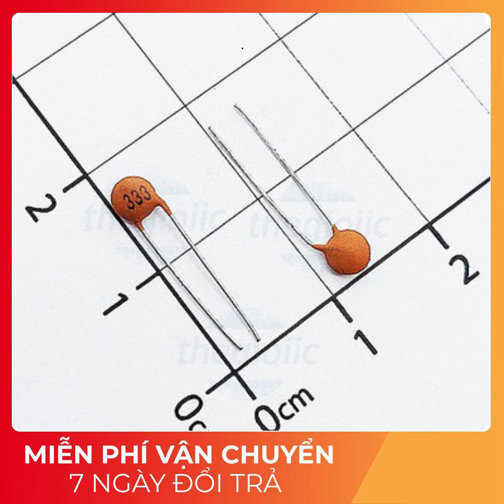 [200 Cái]- Tụ Gốm Tròn 33nF 50V Tech Linh Kiện
