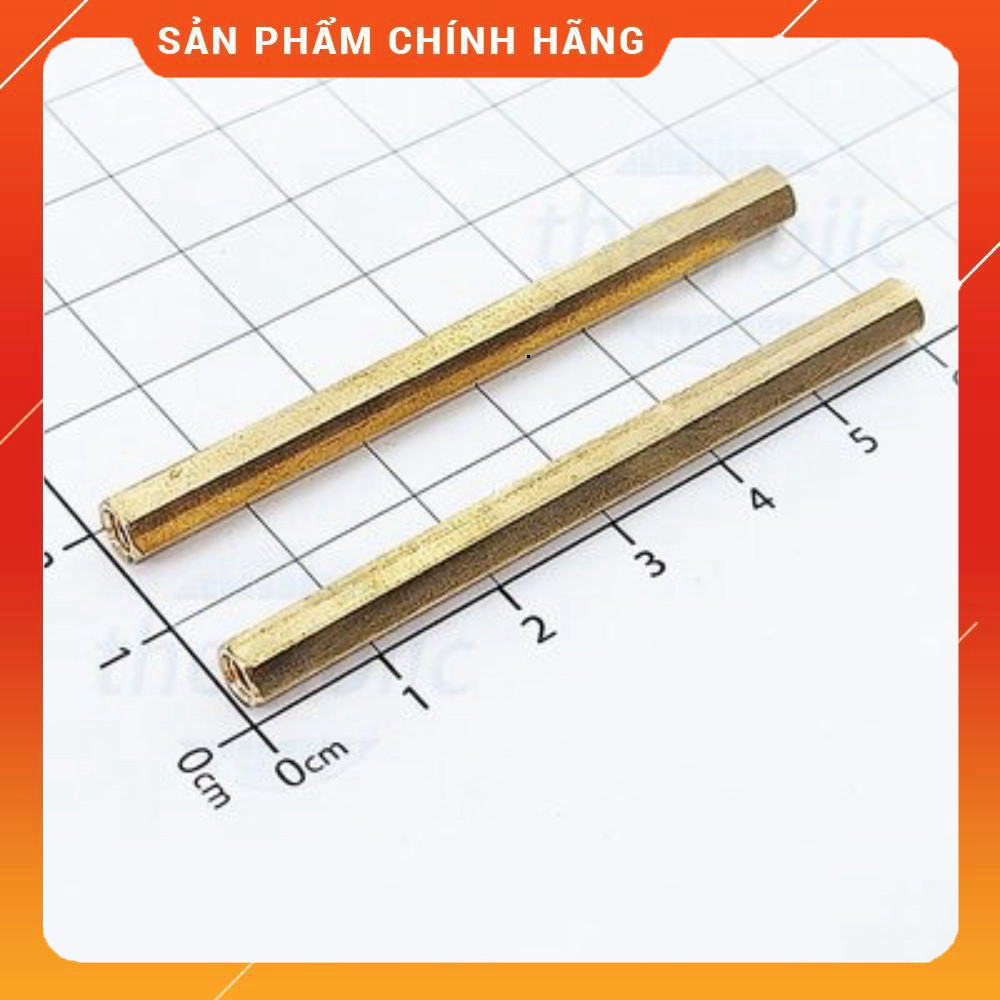 [3 Cái]- Trụ Đồng HEX-M3 Cái-Cái Dài 60mm Việt Tech Components