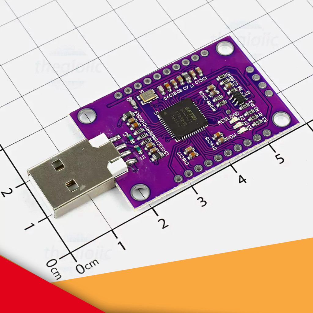 FT232H Mạch Chuyển Đổi USB To JTAG UART FIFO SPI I2C GearHub