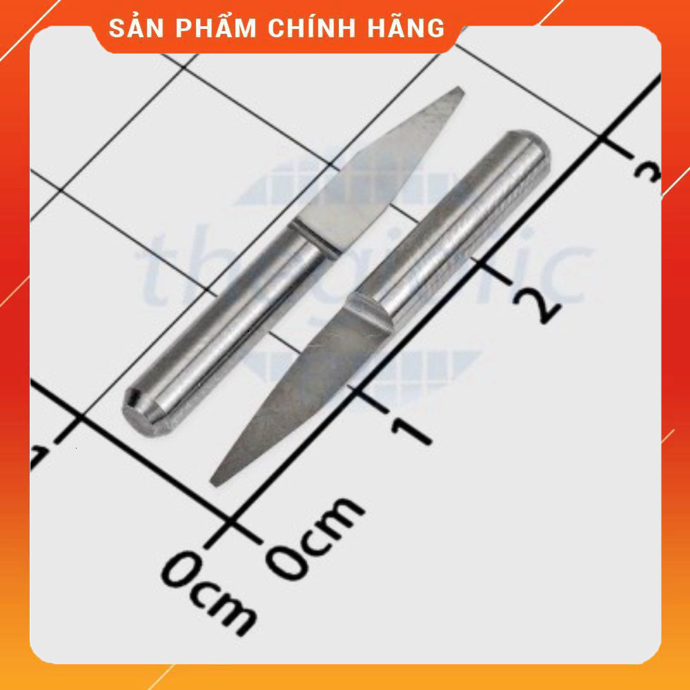 [2 Cái]- NJ3.2006 Dao Khắc 3D CNC 20 Độ, Tip 0.6mm, Dài 26mm Việt Tech Components