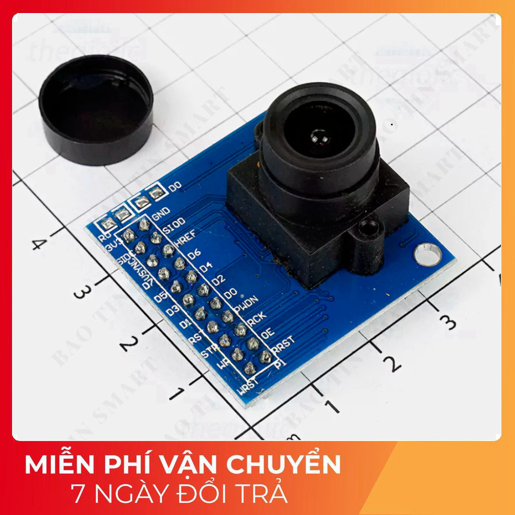 OV7670 Mạch Camera Độ Phân Giải 640x480 Có FIFO AL422 Tech Linh Kiện