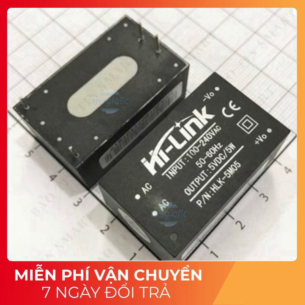 HLK-5M05 Chuyển Đổi AC-DC 220-5V 5W Hi-Link Tech Linh Kiện