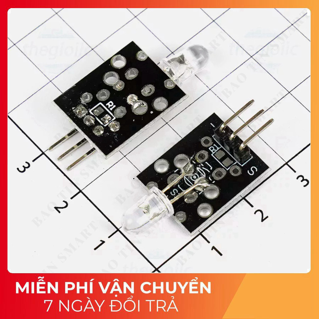 [3 Cái]- KY-005 Mạch Phát Hồng Ngoại Khoảng Cách 1-2m Tech Linh Kiện