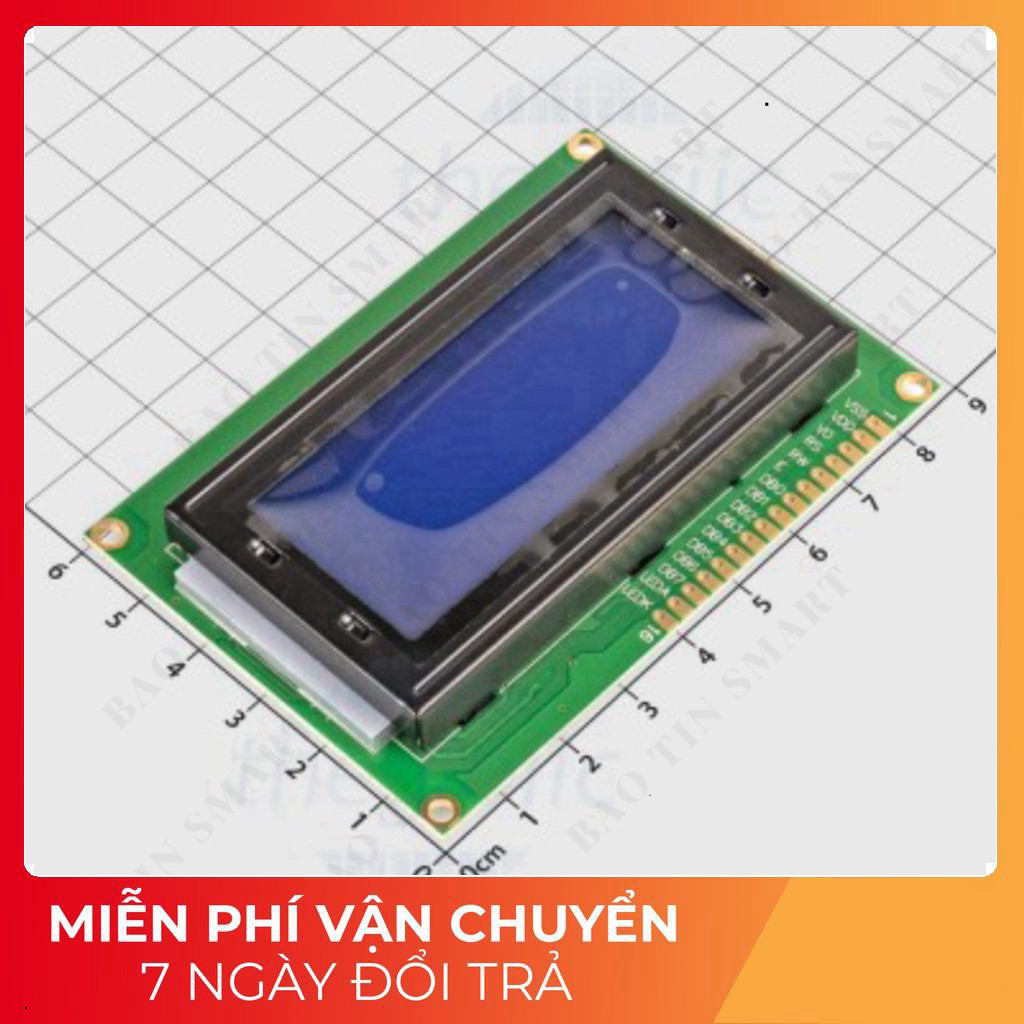 LCD 1604 Nền Xanh Dương Chữ Trắng 5V Tech Linh Kiện