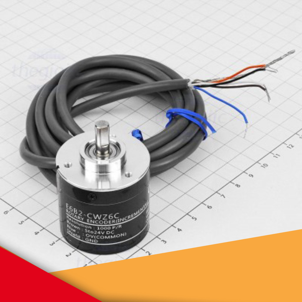 E6B2-CWZ6C Rotary Encoder 1000 Xung NPN GearHub