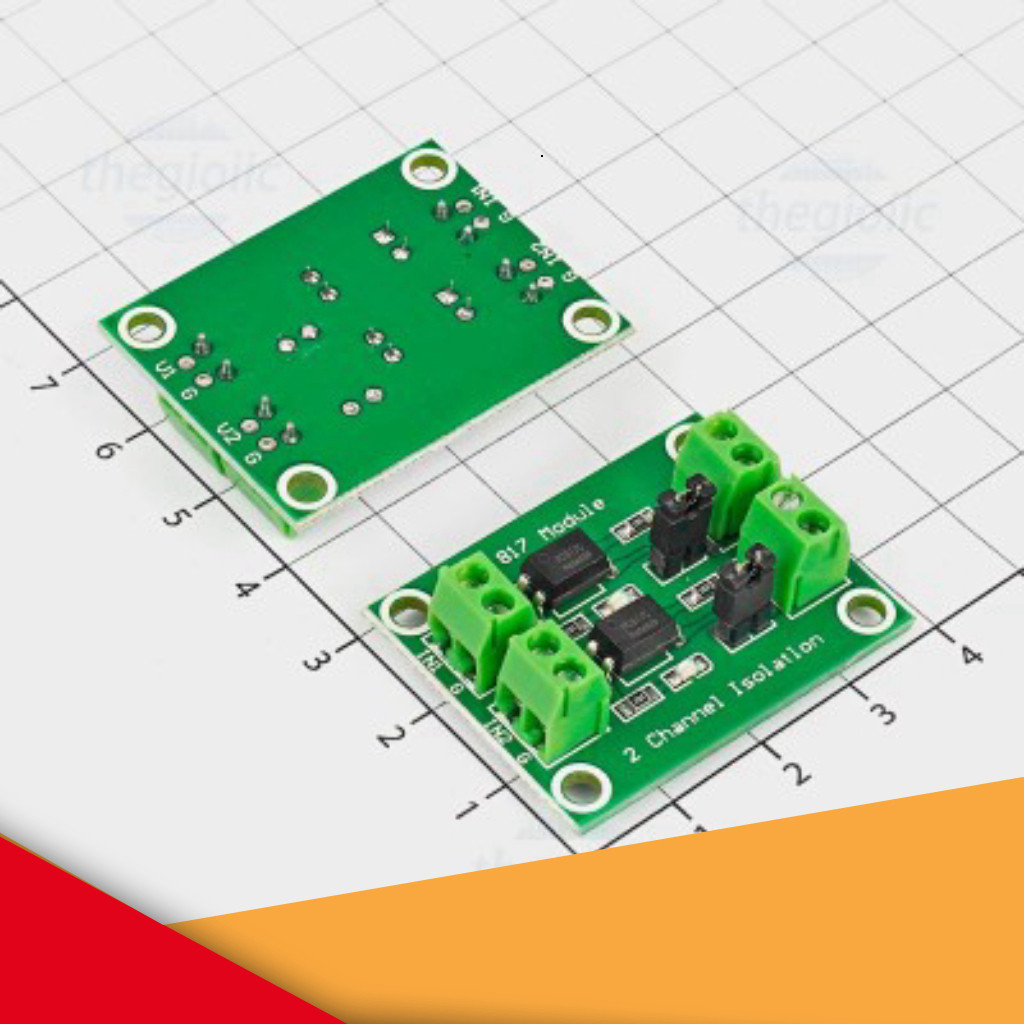 [2 Cái]- PC817 Mạch Opto Cách Ly 2 Kênh GearHub