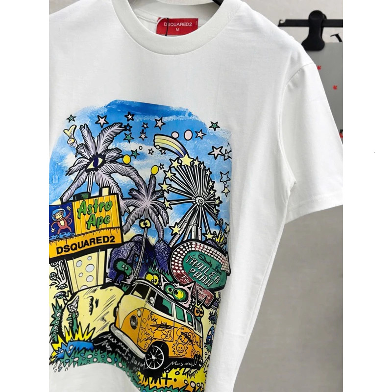 Áo Phông Nam DSQUARED2 Cây Dừa Hàng Loaị 1 Siêu Đẹp - Áo Thun ICON DSQ Hot hè 2025