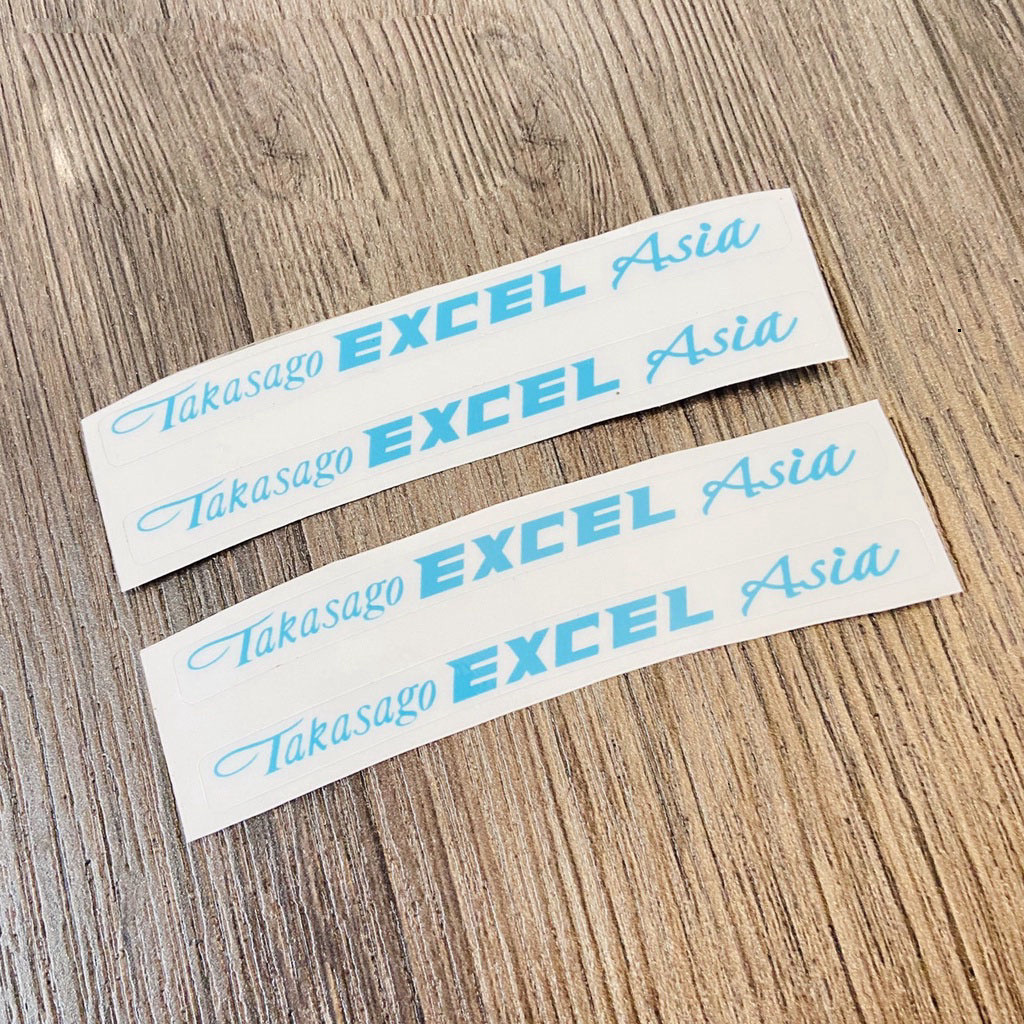 (FREESHIP) ( Excel RIM, ASIA ) Tem dán niềng nhôm, vành bánh mâm các dòng xe máy chất liệu tem nhựa 