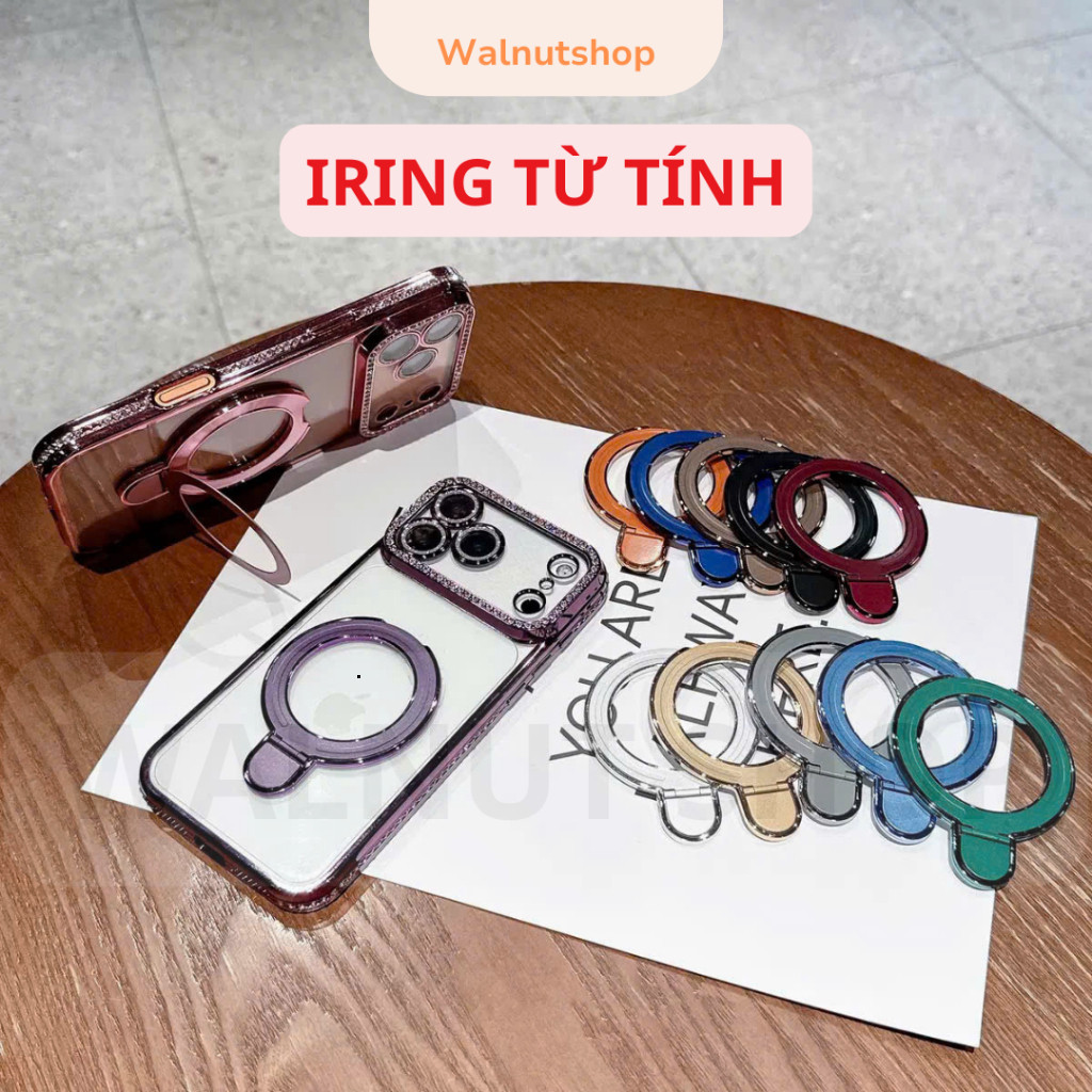 iRing Từ Tính Cao Cấp – Vòng Giữ Điện Thoại Nam Châm Chống Rơi, Xoay 360° - giá đỡ điện thoại từ tín