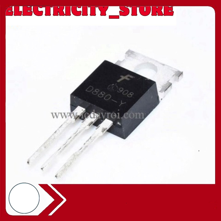 [5 Cái]- Transistor D880 2SD880-Y NPN 3A 60V TO-220 Tổng Kho Linh Kiện