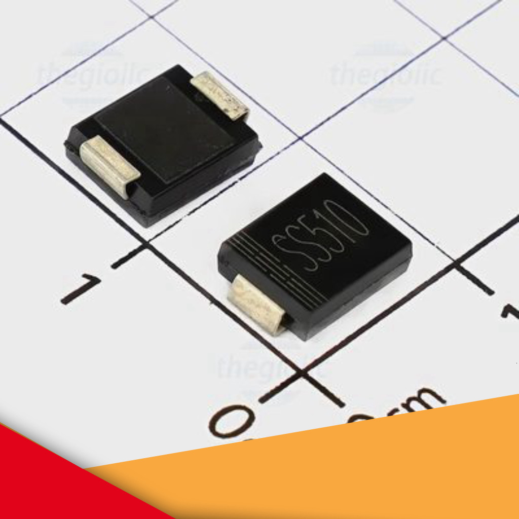[10 Cái]- SS510 SMC Schottky Barrier Diodes 100V 5A GearHub