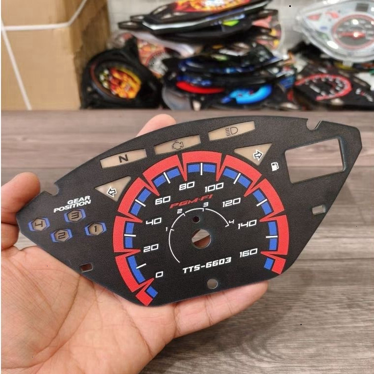 (FREESHIP) ( Đồng hồ Fi điện tử ) Mặt đồng hồ kiểu custom cho các dòng xe future neo, future x, futu