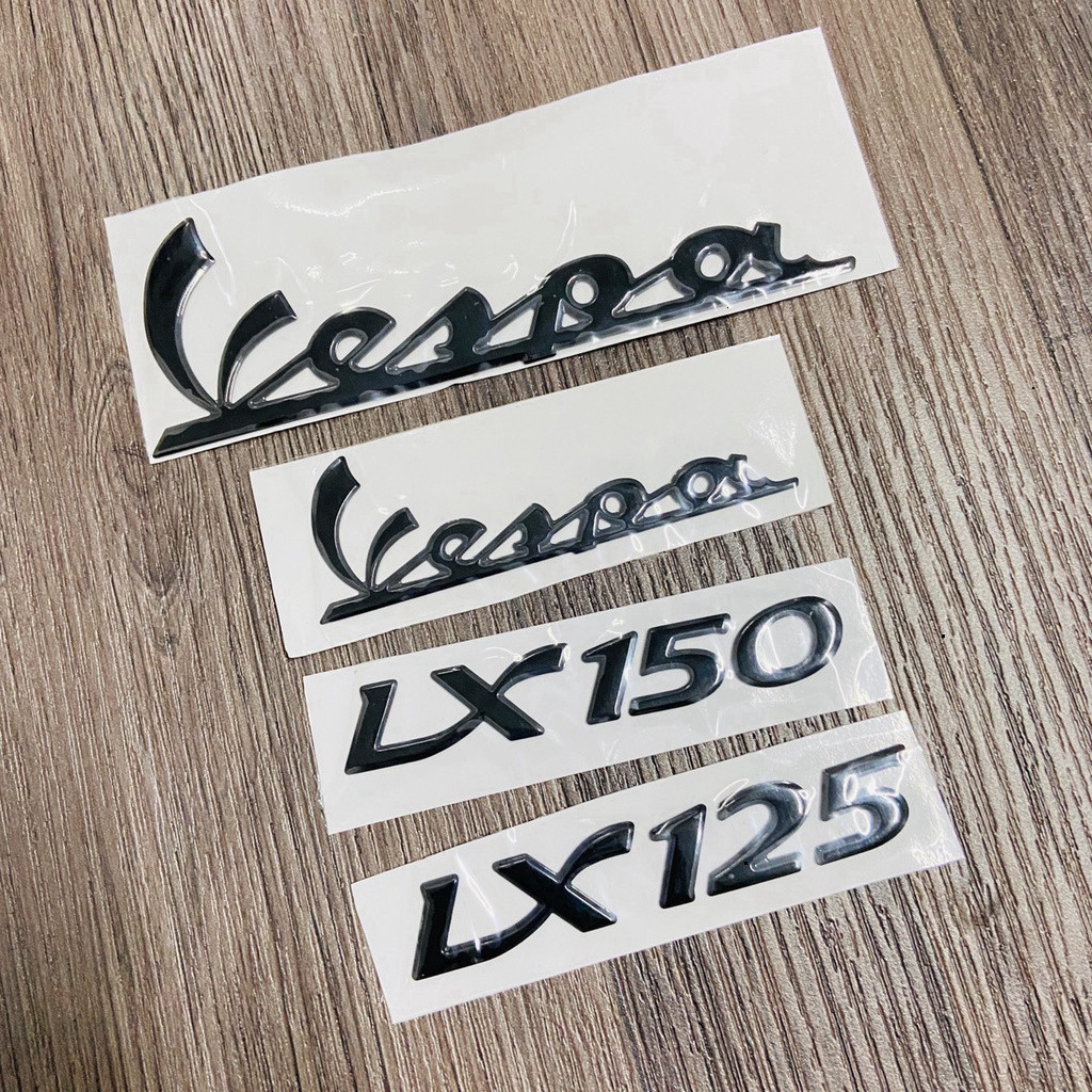 (FREESHIP) [CHUYÊN TEM] TEM DÁN TRANG TRÍ XE VESPA LX 125. VESPA LX150 NỔI CAO CẤP NHƯ TEM ZIN TRỌN 