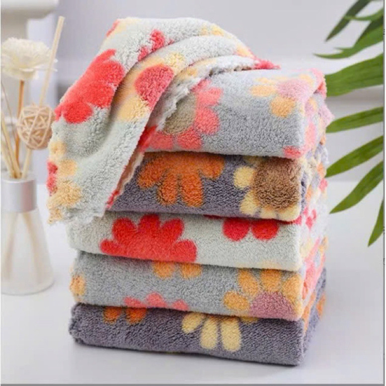 Sét 5 khăn lau bếp đa năng hình hoa nhí, nhỏ mà có võ, thấm hút lau siêu sạch 🎀 Anan.2store