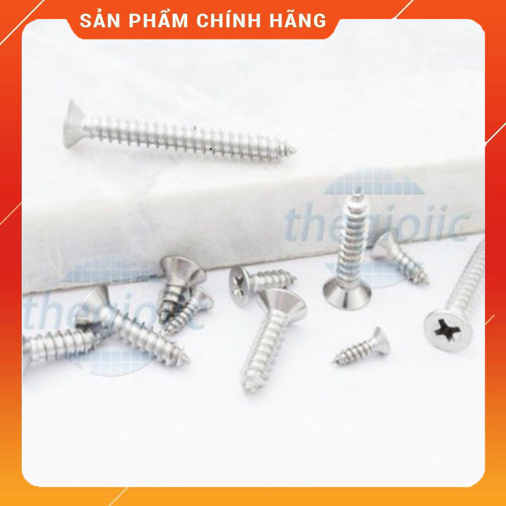 [10 Cái]- Vít Nhọn KA M6 x 25mm 304 Việt Tech Components