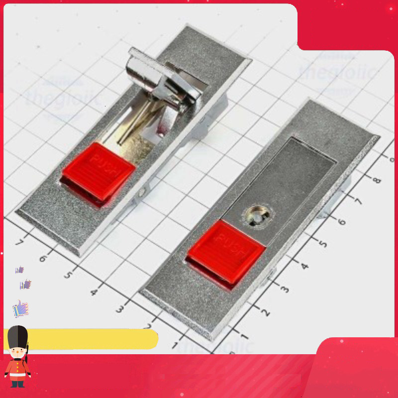 MS603-1R Khoá Tủ Điện Nhôm 86mm Kèm Chìa Khóa Smart.hcm