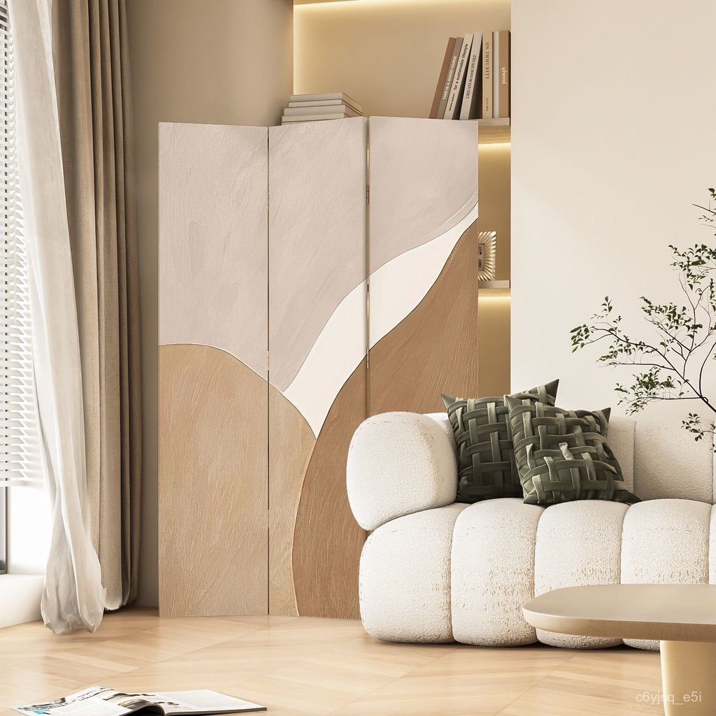 Vách ngăn gấp hiện đại tối giản cho lối vào phòng khách, vách ngăn phòng ngủ di động, vách ngăn lối 
