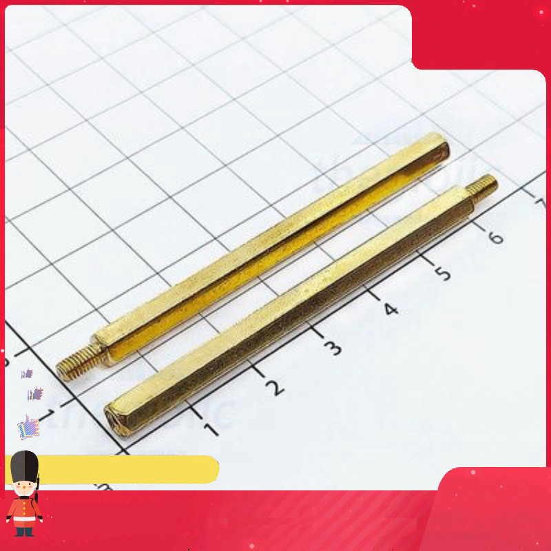 [3 Cái]- Trụ Đồng HEX-M3 Đực-Cái Dài 60mm Smart.hcm