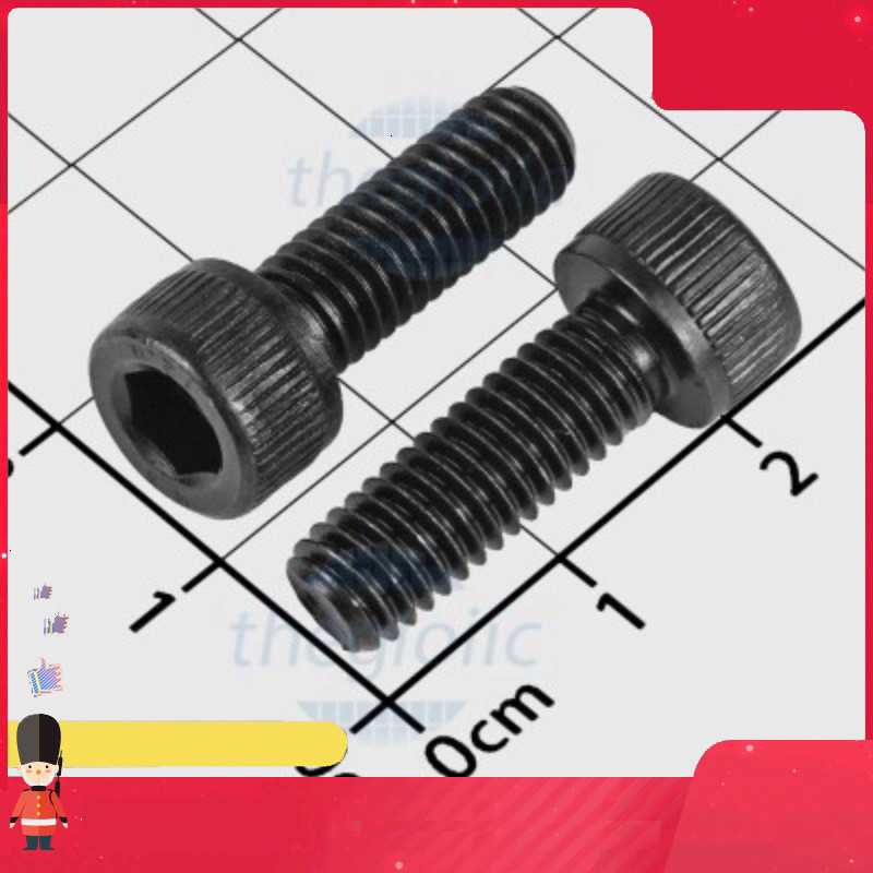[20 Cái]- Ốc Lục Giác HEX2 M6 x 18mm DIN912 Smart.hcm