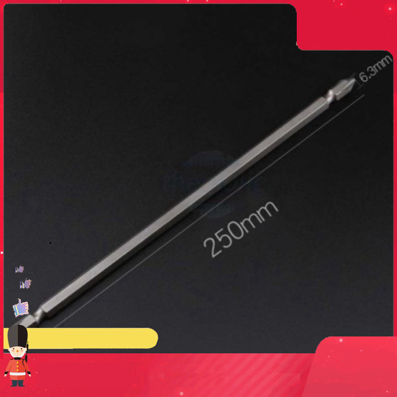 Mũi Vặn Vít PH2 2 Đầu Bake Chữ Thập 6.3mm Dài 250mm Smart.hcm