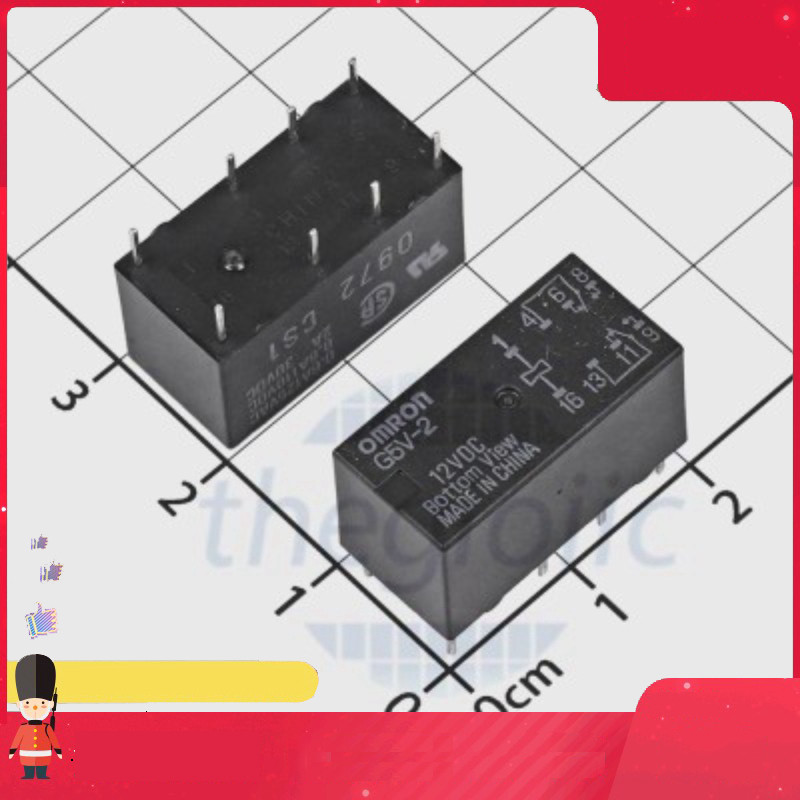 G5V-2-DC12 Rơ Le 12VDC 2A DPDT 8 Chân Smart.hcm