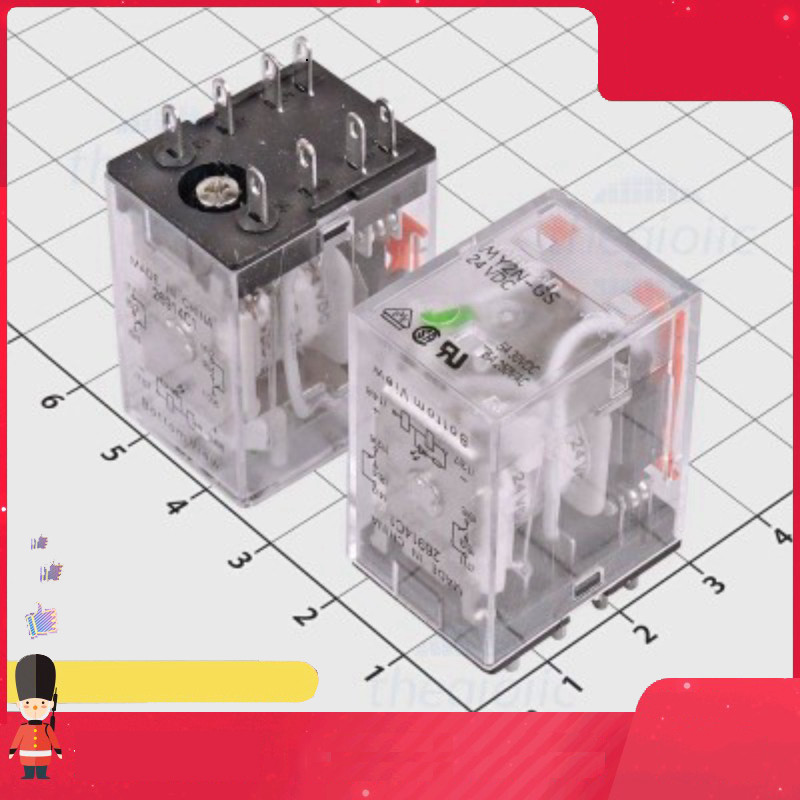 MY2N-GS-DC24 Rơ Le Trung Gian 24VDC 5A DPDT 8 Chân Smart.hcm