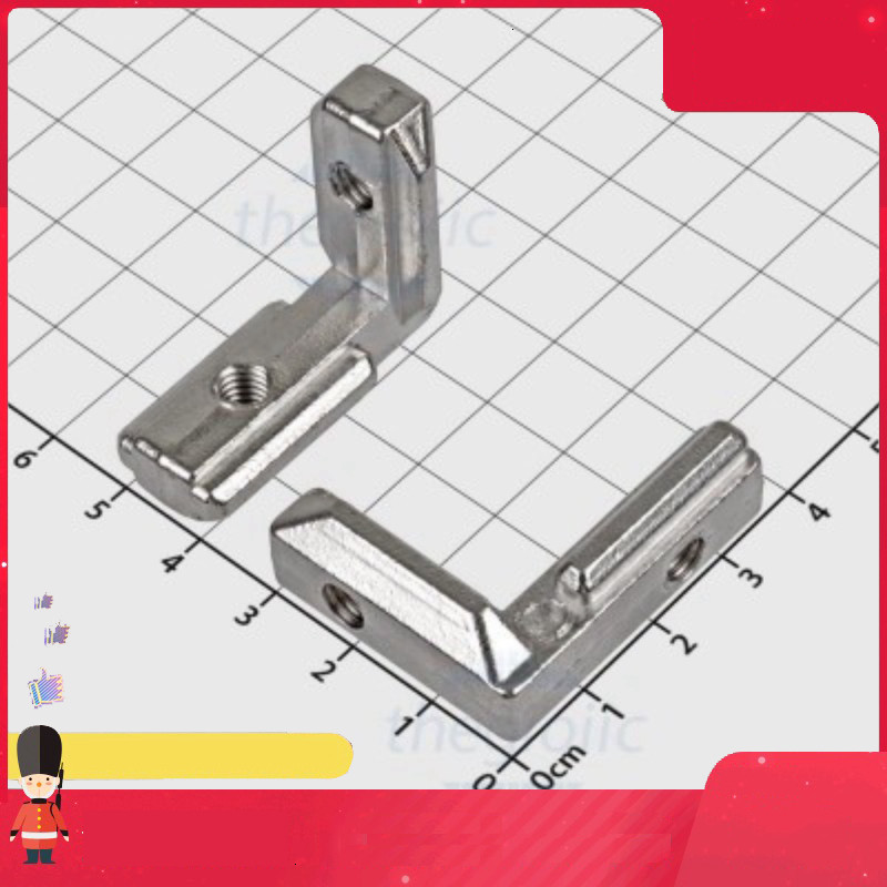 [2 Cái]- Ke Góc Chìm L Cho Nhôm Định Hình QT 30x30 Smart.hcm
