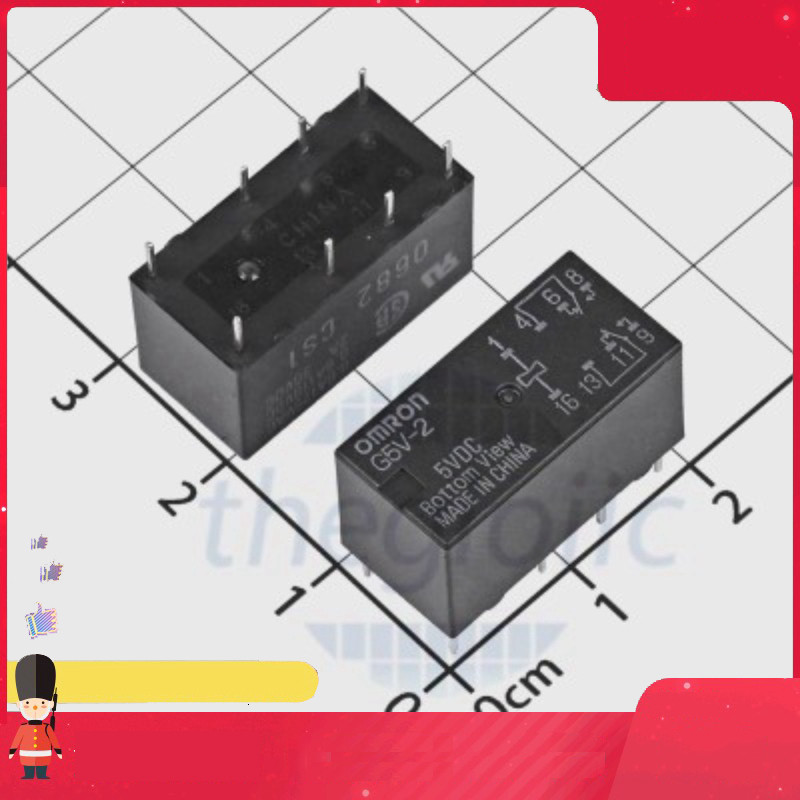 G5V-2-DC5 Rơ Le 5VDC 2A DPDT 8 Chân Smart.hcm