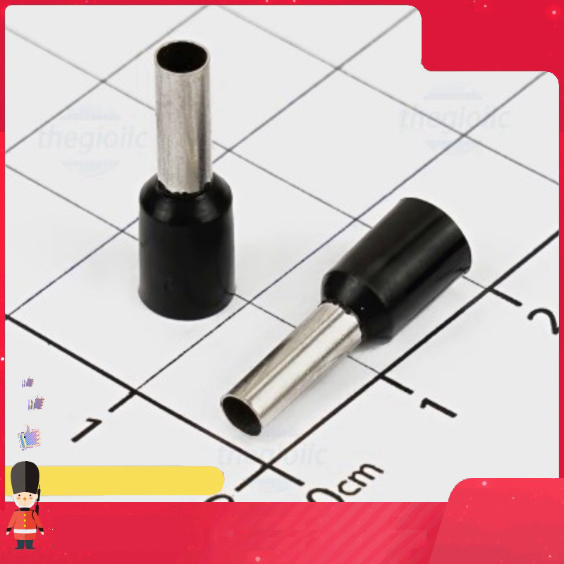[50 Cái]- E4009 Cos Pin Rỗng Cỡ Dây 4mm2 Màu Đen Smart.hcm