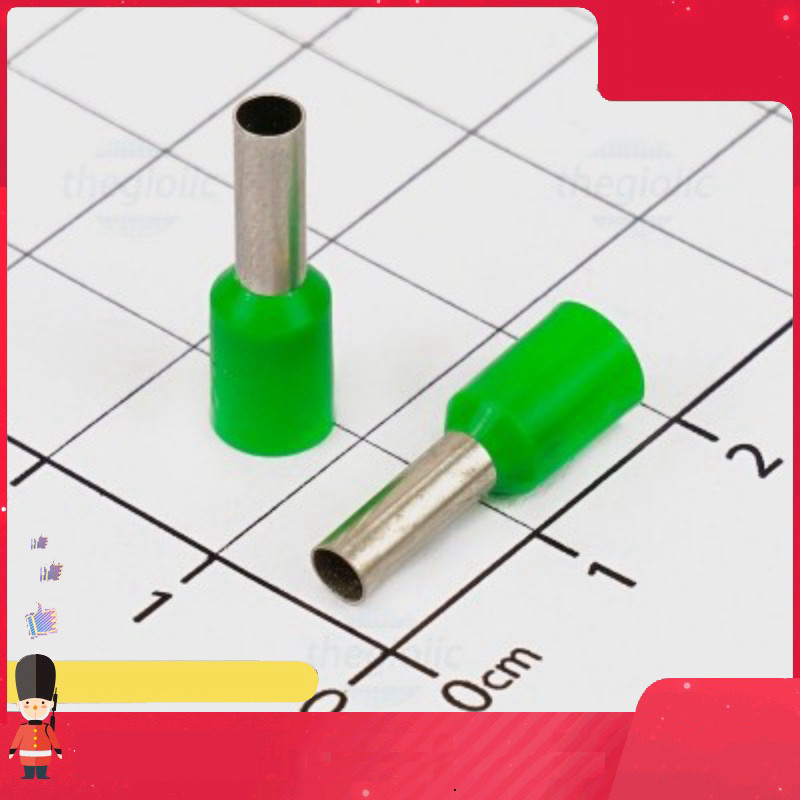 [50 Cái]- E4009 Cos Pin Rỗng Cỡ Dây 4mm2 Màu Xanh Lá Smart.hcm