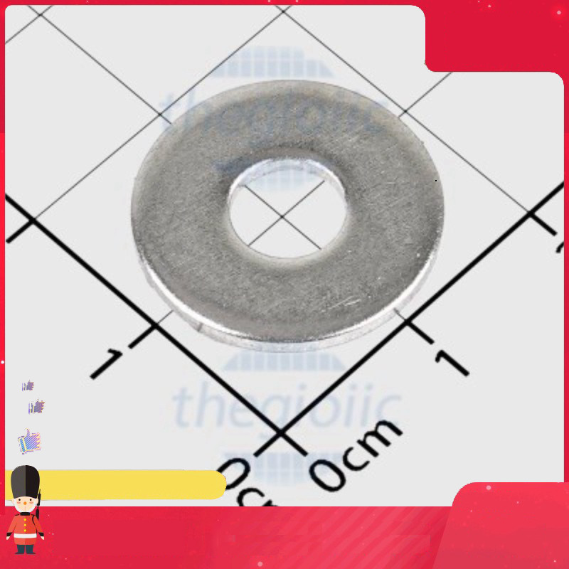 [20 Cái]- Long Đền Kín M6 x 18mm Dày 1.5mm Inox 201 Smart.hcm