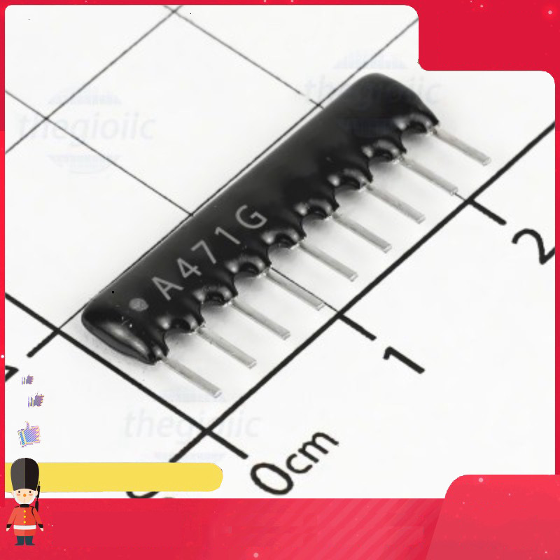 [10 Cái]- A09-471GP Điện Trở Thanh 9 Chân 470 Ohm 5% Smart.hcm