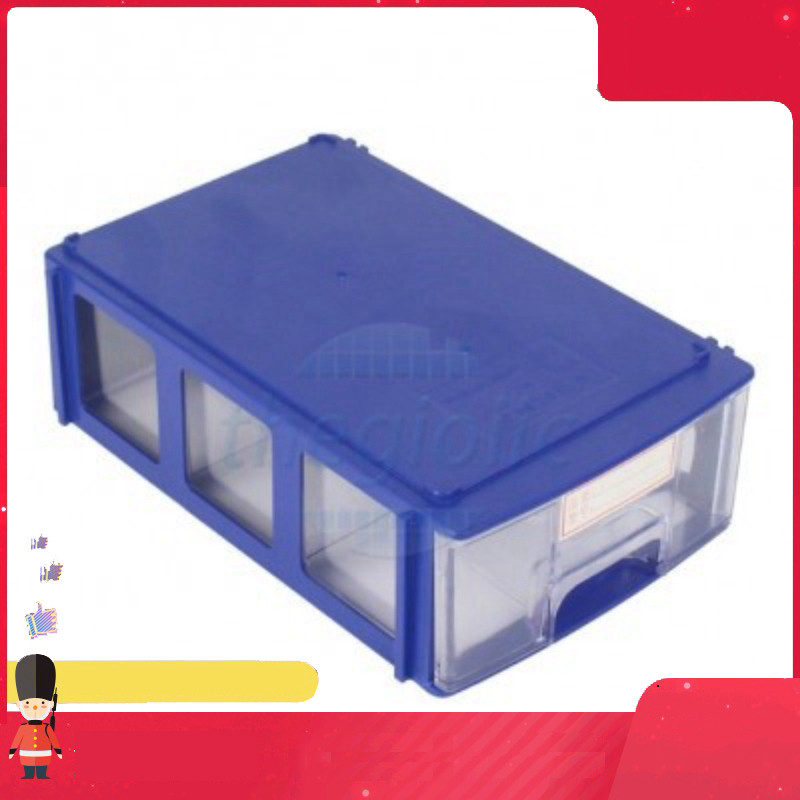 Hộp Đựng Linh Kiện B1 3 Ngăn 180x110x55 Smart.hcm