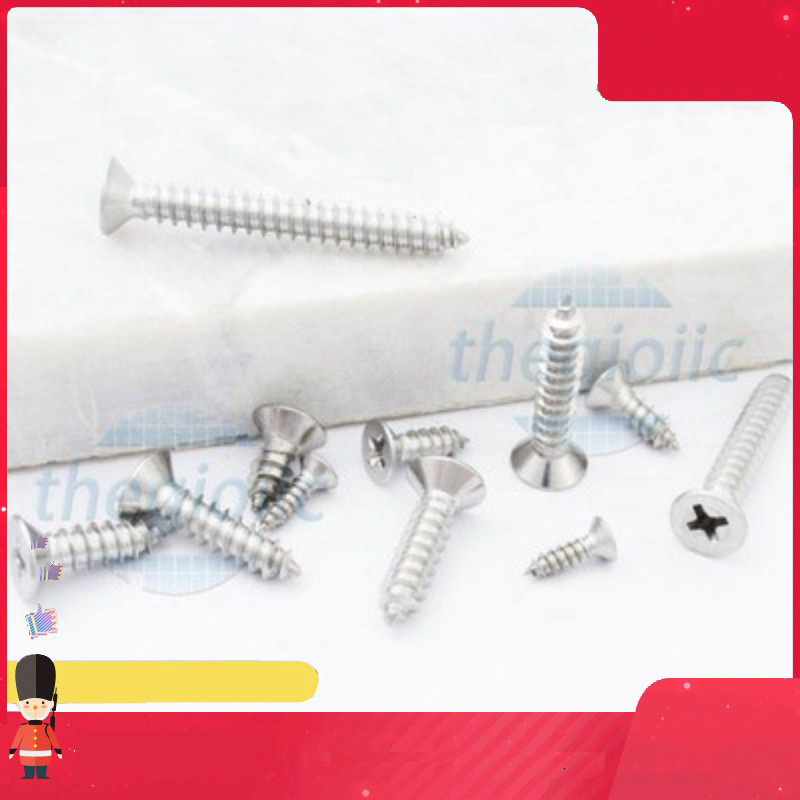 [10 Cái]- Vít Nhọn KA M6 x 25mm 304 Smart.hcm
