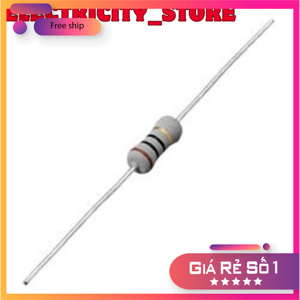 [50 Cái]- Điện trở 10R 1W 5% Thế Giới Chip