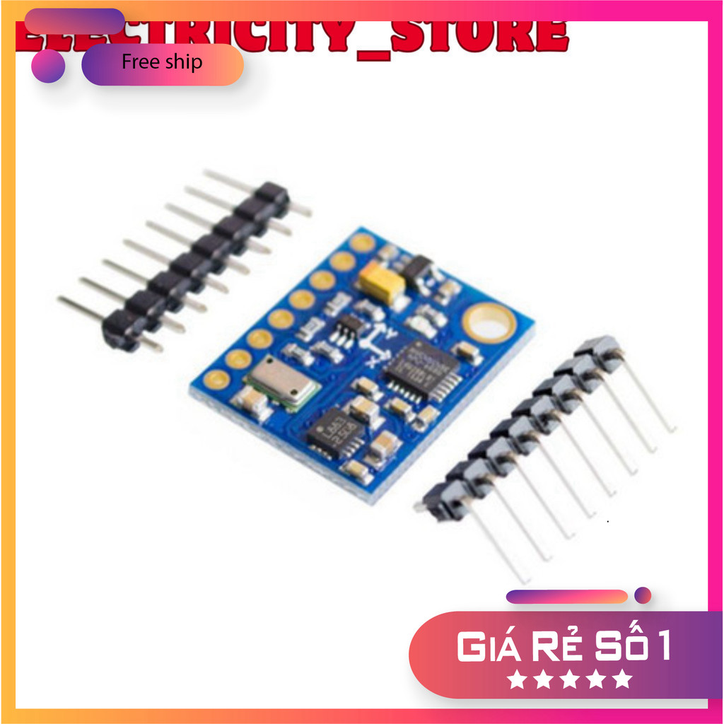 Cảm biến 10 bậc tự do GY-86 MPU6050 + HMC5883L + MS5611 Thế Giới Chip