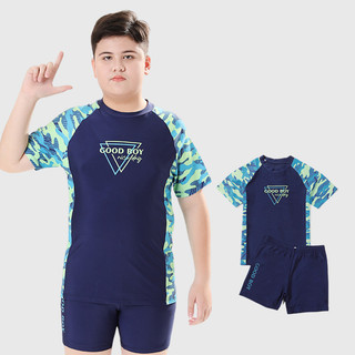Đồ bơi hiệu NANABU FAHION - HB2612 dành cho bé trai size đại vải co giãn chống nắng nhanh khô