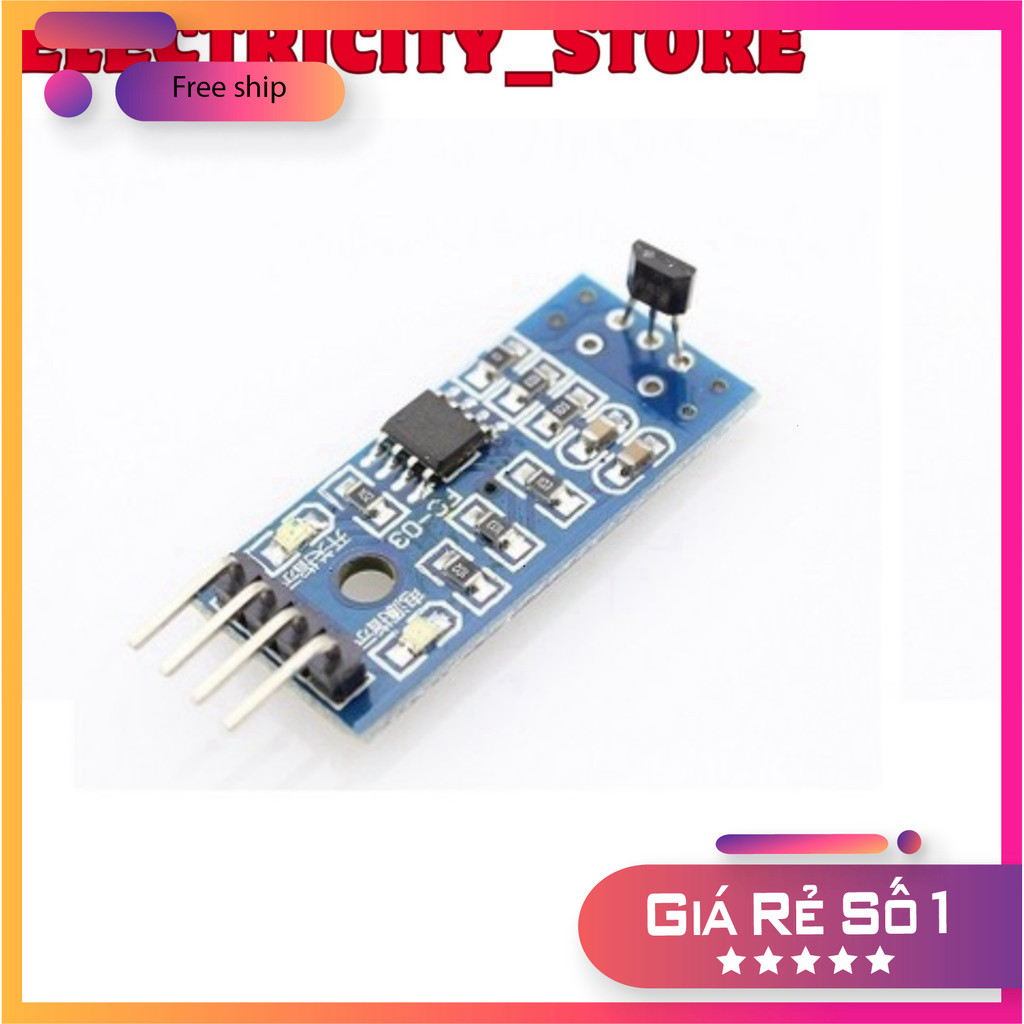 [2 Cái]- Module cảm biến từ A3144 ( Module Cảm Biến Hall A3144 ) Thế Giới Chip