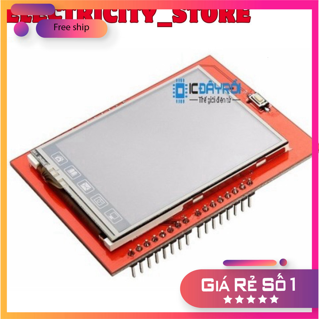 Màn hình LCD TFT cảm ứng Arduino 2.4 inch Thế Giới Chip