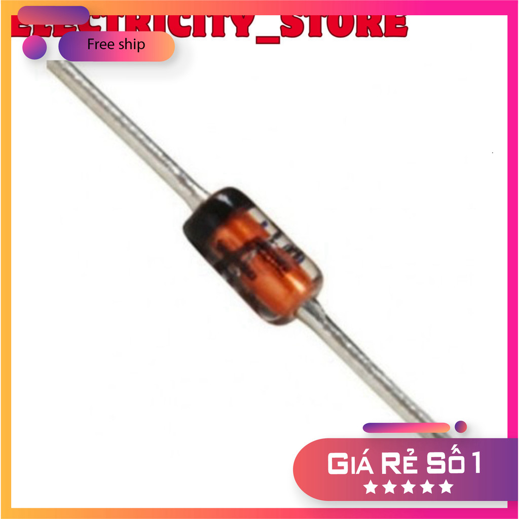 [50 Cái]- Diode zener 1N4733A 1W 5.1V Thế Giới Chip