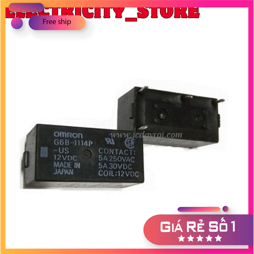 Relay G6B-1114P-US 12VDC 4 chân Thế Giới Chip